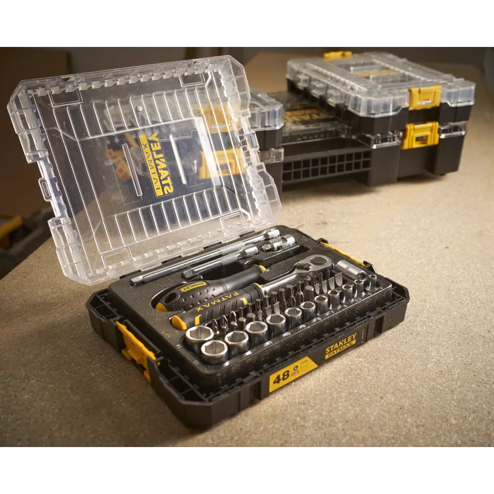 Набор торцевых головок с ключом Stanley Fatmax FMMT98101-0 1/2 дюйма, 48 шт STLM-2092287 - Вид №3