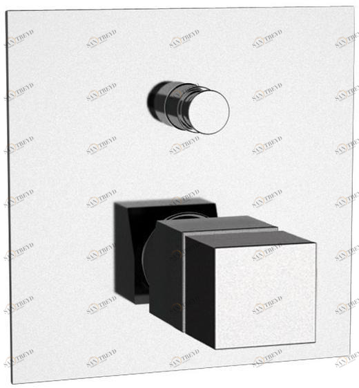 Remer Rubinetterie Смеситель для душа с переключателем Qubika thermo Qt 09