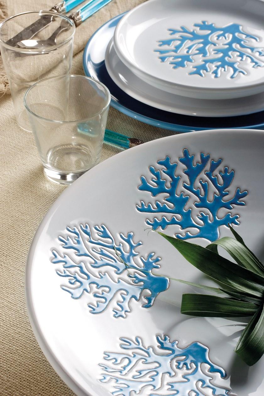 Cerasarda Поднос керамический круглый Corallo Az25co - Вид №2