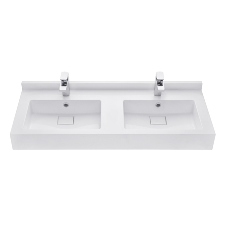 1A72433KSK010 Подвесная раковина настенная прямоугольная AQUATON САКУРА белая - Вид №1