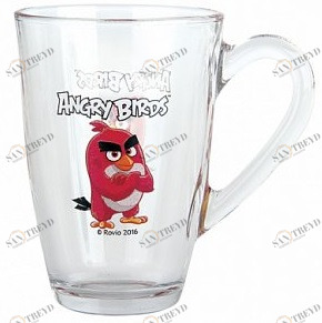 Кружка Angry Birds Movie Red 330 мл КОРАЛЛ ANGRY BIRDS MOVIE 029593 Прозрачный;красный 