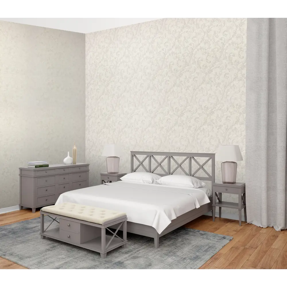 Обои флизелиновые Startdeco Магдалена бежевые 1.06 м 989336 STLM-2116779 - Вид №2