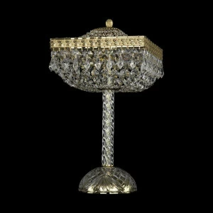 Лампа настольная хрустальная 48х25 см золото Bohemia Ivele 19012L4/25IV G BOHEMIA IVELE КЛАССИЧЕСКИЕ 00-3889208 Золото;прозрачный