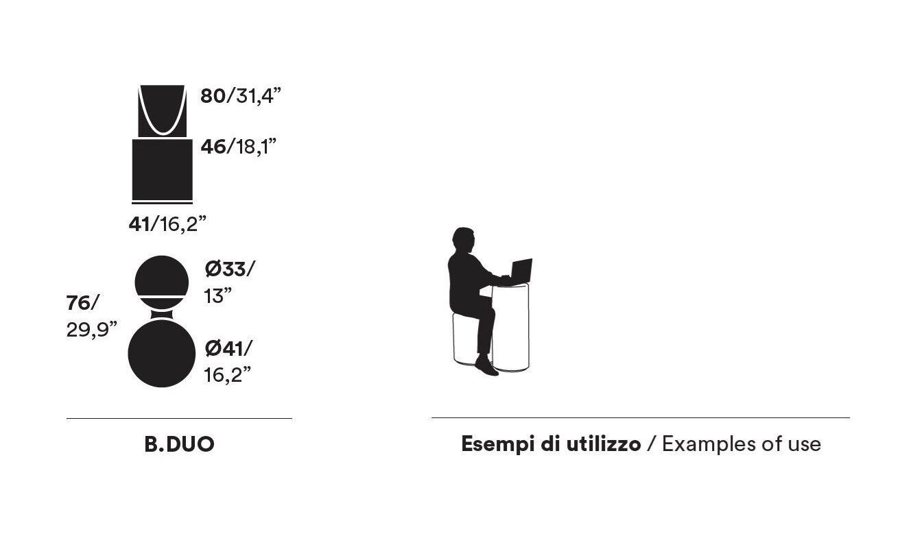 Съемное кресло из ткани Opinion Ciatti B.DUO ARCH-00051408 - Вид №3