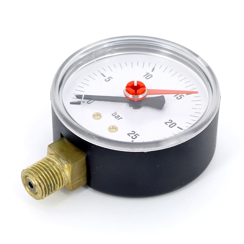 Манометр радиальный 1/4" 63 мм EMMETI 25 бар 00612025 - Вид №1