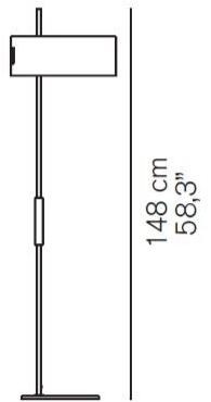 Oluce Торшер из металла 1953 343  - Вид №3