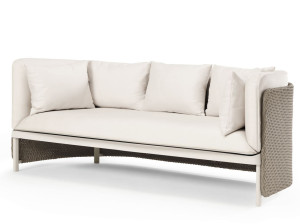 3-местный тканевый садовый диван