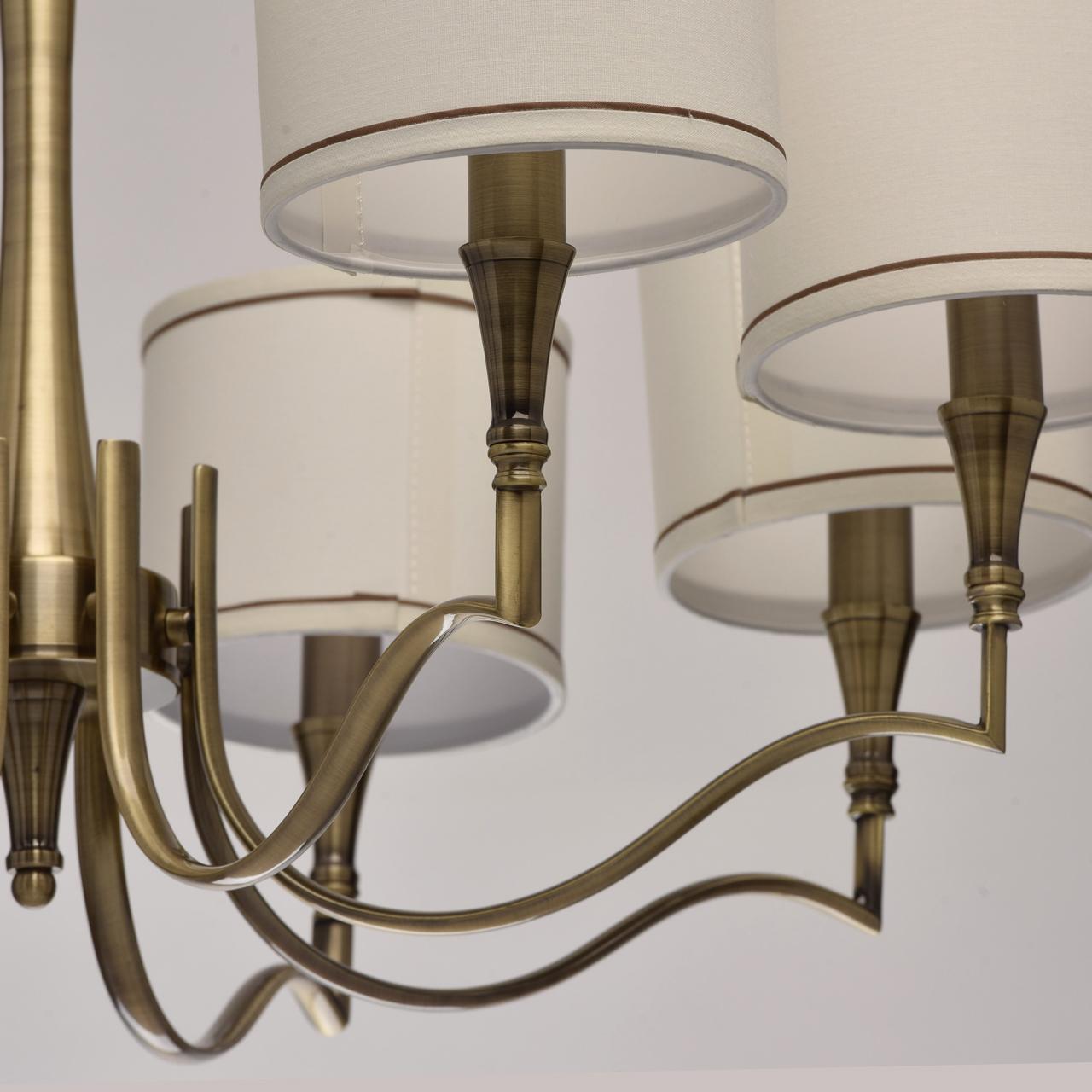 Подвесная люстра MW-Light Конрад 4 667010808 MW-LIGHT ДИЗАЙНЕРСКИЕ, КОНРАД 186195 Белый  - Вид №3