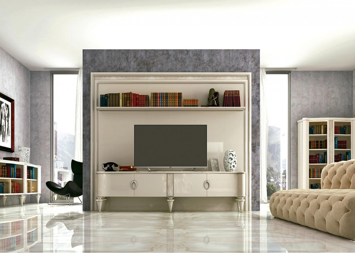 106331 Тумба под ТВ 24202 240 см лак Llass Agora Santreyd - Вид №1