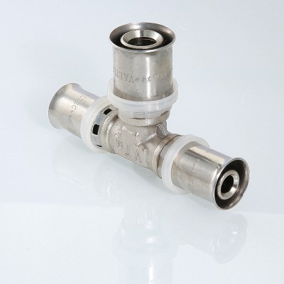 VTm.231.N.322626 Пресс-фитинг – тройник Valtec 32 х 26 х 26 мм  - Вид №5