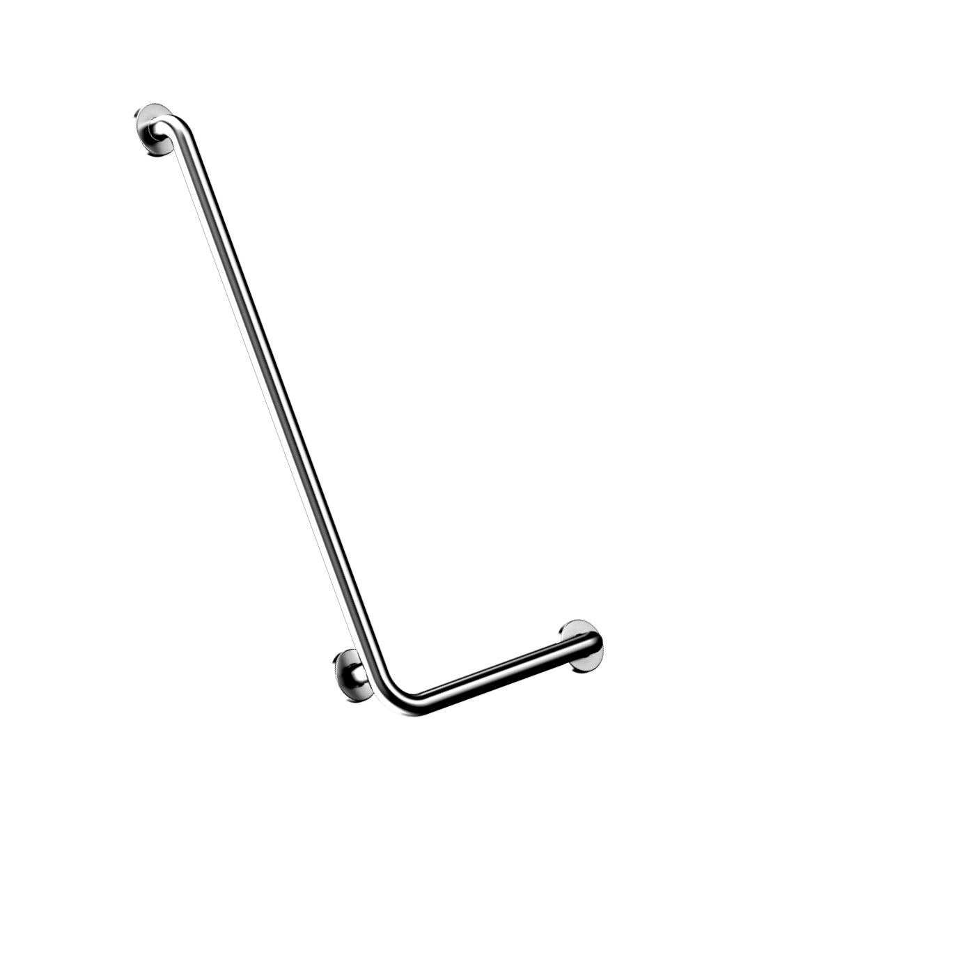 B625-B Поручень L-образной формы из нержавеющей стали, 3-точечное крепление Duten 