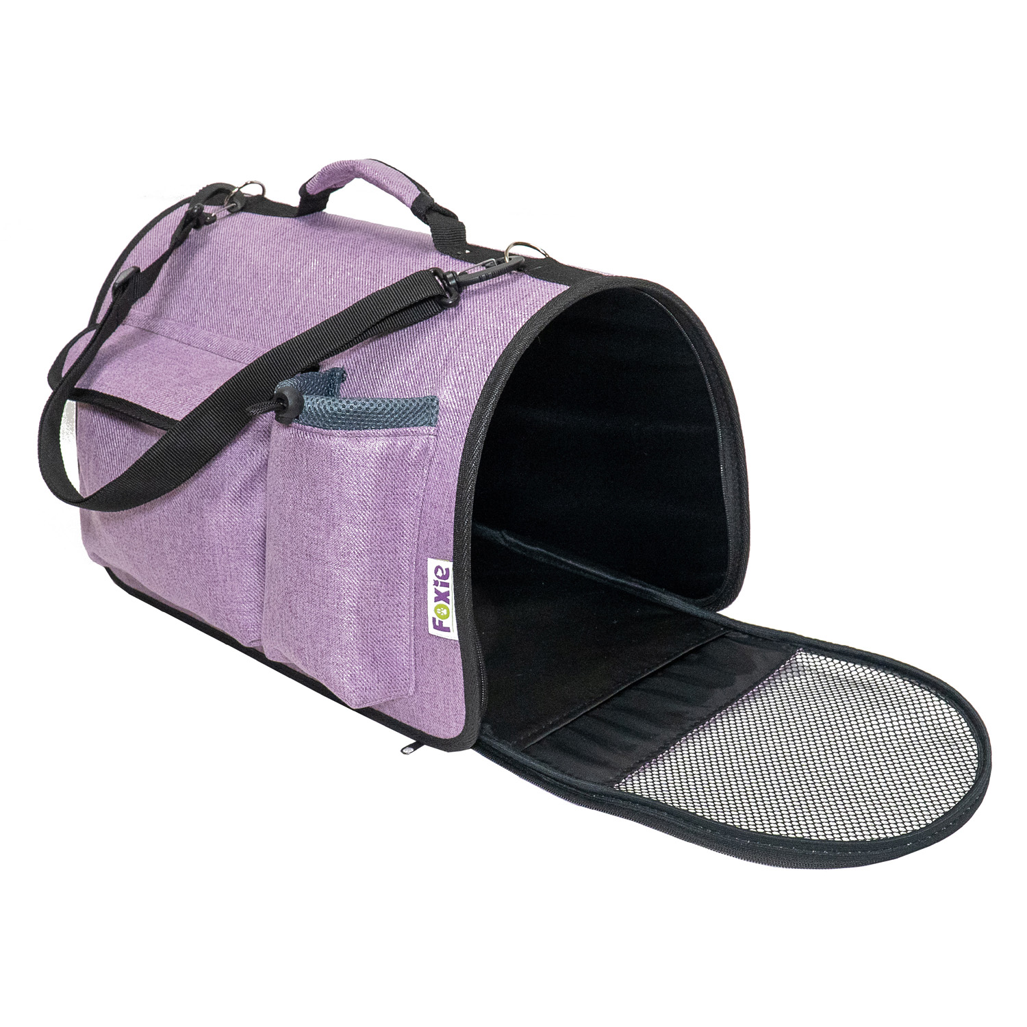 ПР0056999 Сумка-переноска для животных Colour 40x27x26см фиолетовая Foxie  - Вид №1
