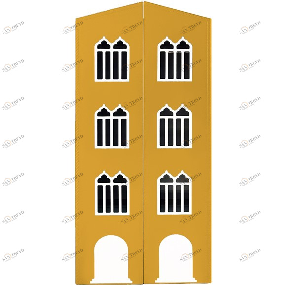 Шкаф двухдверный детский "Венеция-2" МАНДАРИН ВЕНЕЦИЯ 178677 Желтый Santreyd