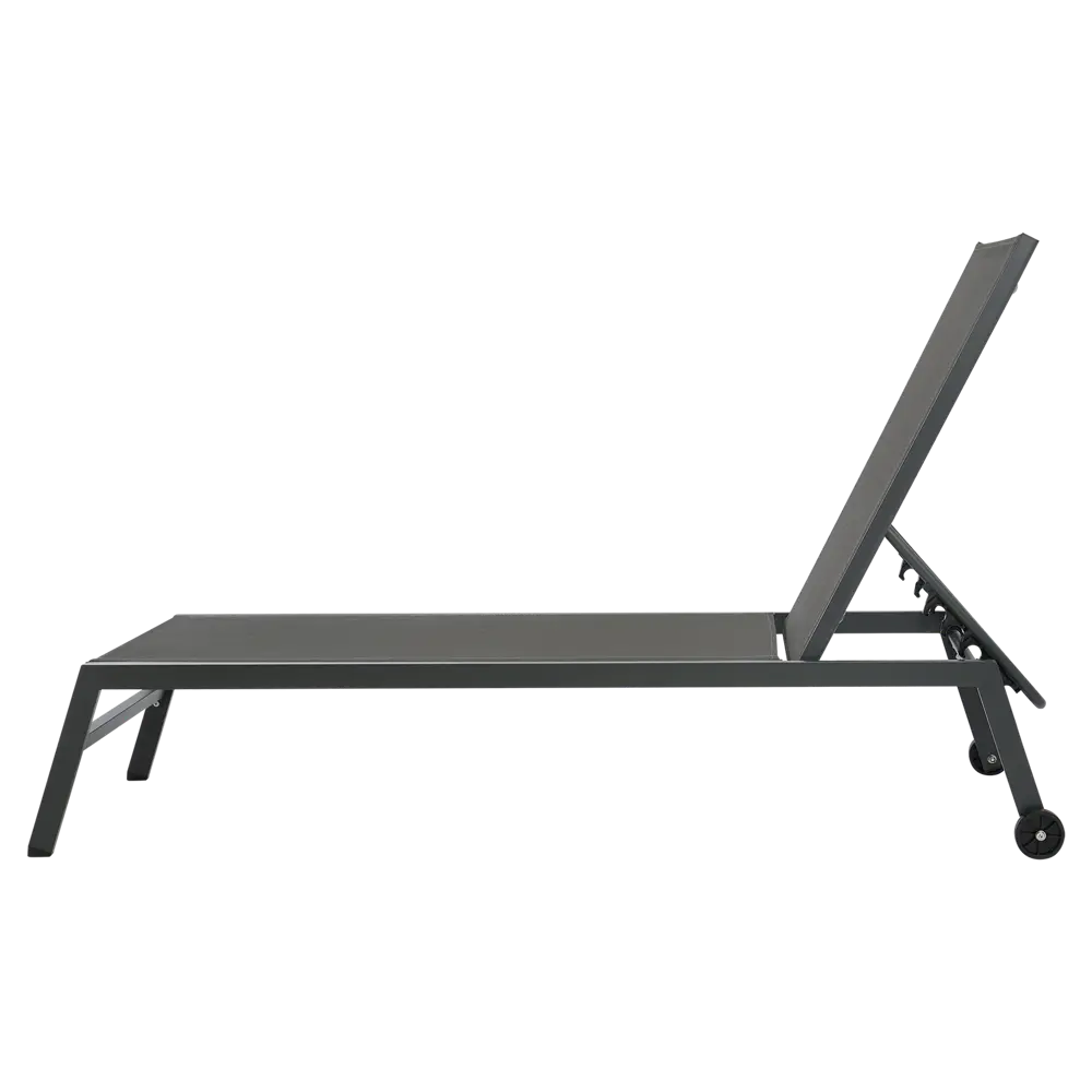 Шезлонг BEGINIA Lyra 200x68x31 см алюминий серый STLM-2119805 - Вид №15