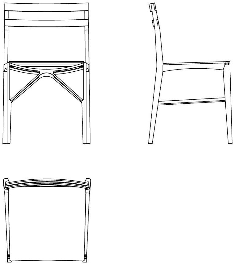 Morelato Стул из вишневого дерева Contemporaneo Art. 5196 - Вид №6