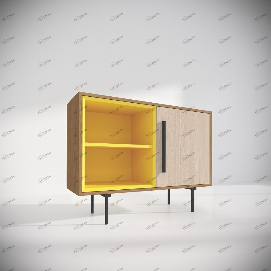 Модуль D, желтый, тонировка BraginDesign BR0217ТЖ