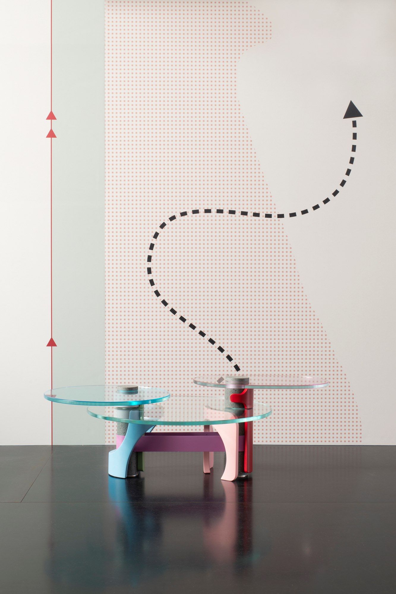 Журнальный столик из закаленного стекла Orografie EFESTO ARCH-00132741 - Вид №5