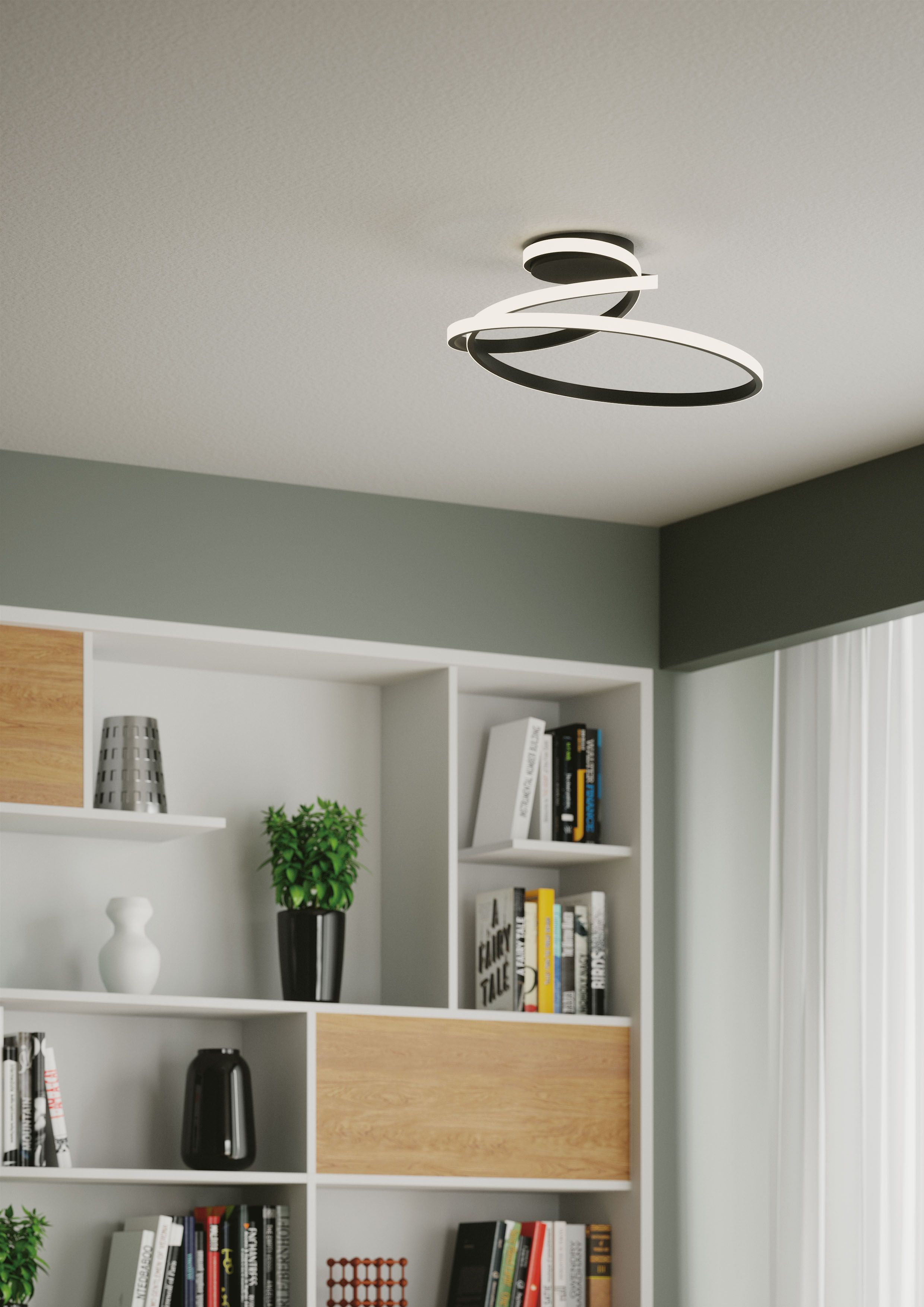 Алюминиевый светодиодный потолочный светильник Fan Europe Lighting Luce Ambiente Design ARCH-00030608 - Вид №2