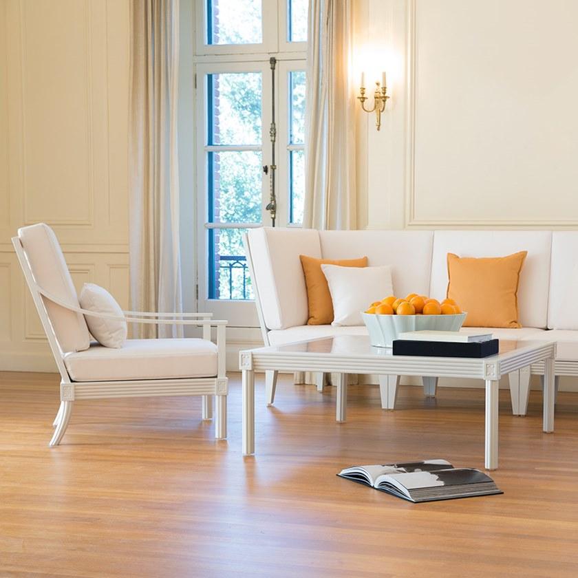 JANUS et Cie Центральный модуль из алюминия для модульного дивана Quadratl sun-id-1503476 - Вид №6