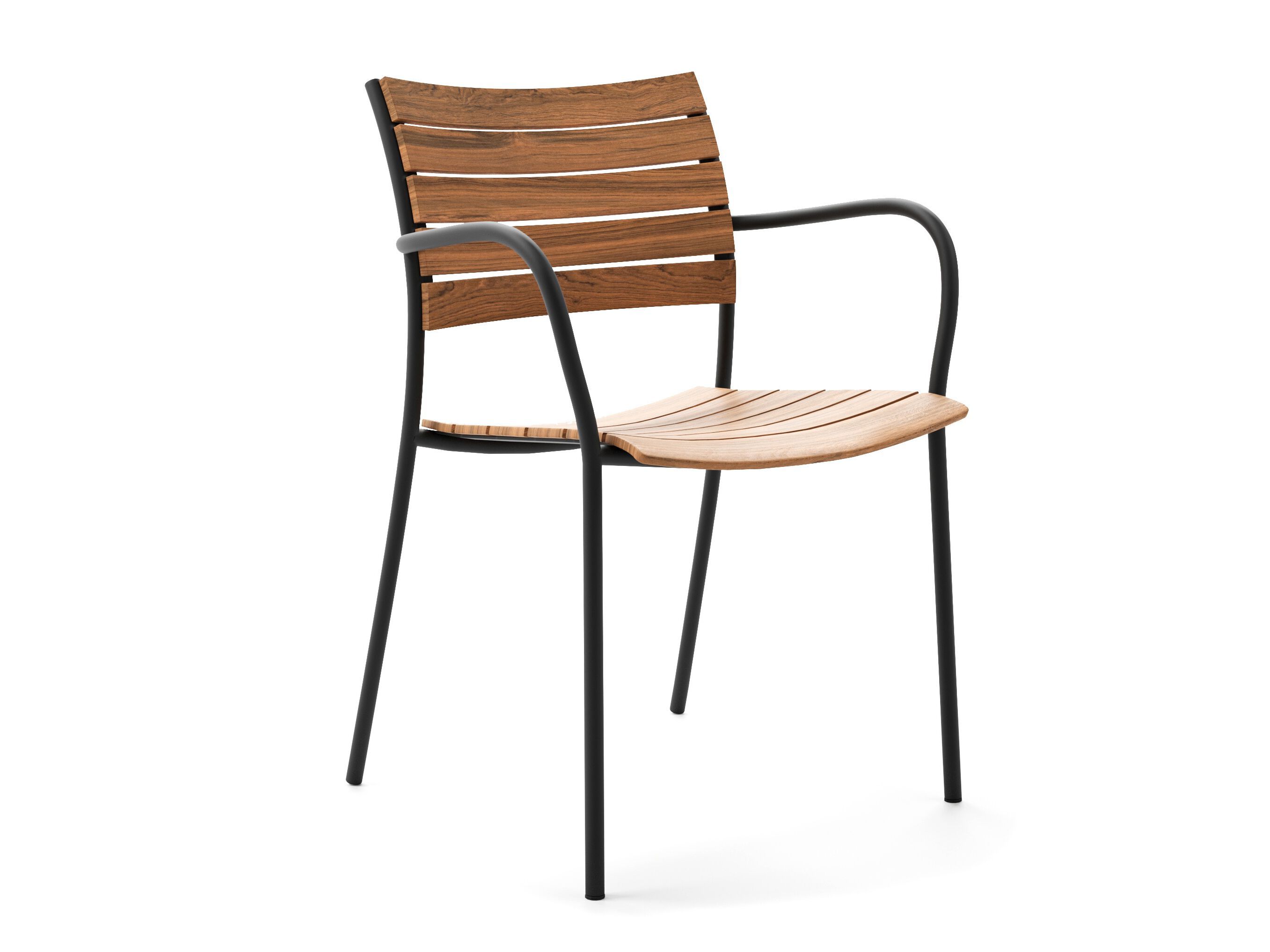 Стул для сада из тикового дерева с подлокотниками Skargaarden SUNDAL ARCH-00043091