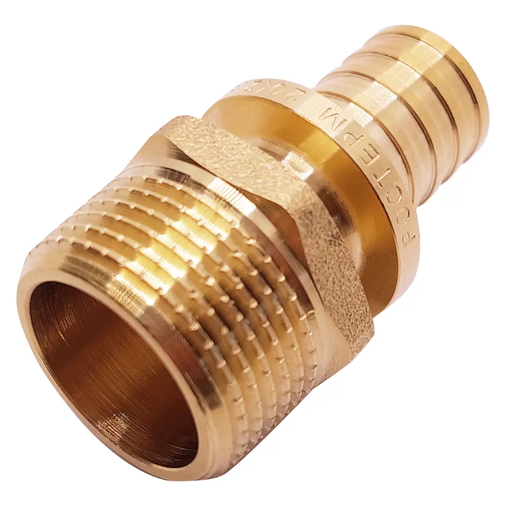 Переходник РОСТЕРМ 3/4"×20 мм для труб PEX-а 82107672 STLM-0019107 - Вид №1