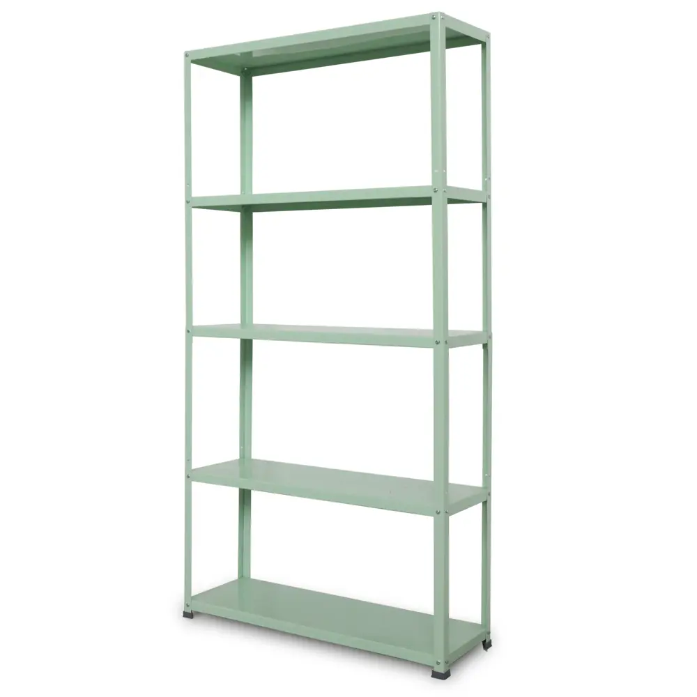 Стеллаж Colour 5 полок 90x175x30 см нагрузка на полку до 70 кг металл цвет зеленый 82543202 STLM-2020834 AR SHELVING  - Вид №1