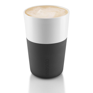 501003ES Набор чашек для латте, 360 мл, черный, 2 шт. Eva Solo