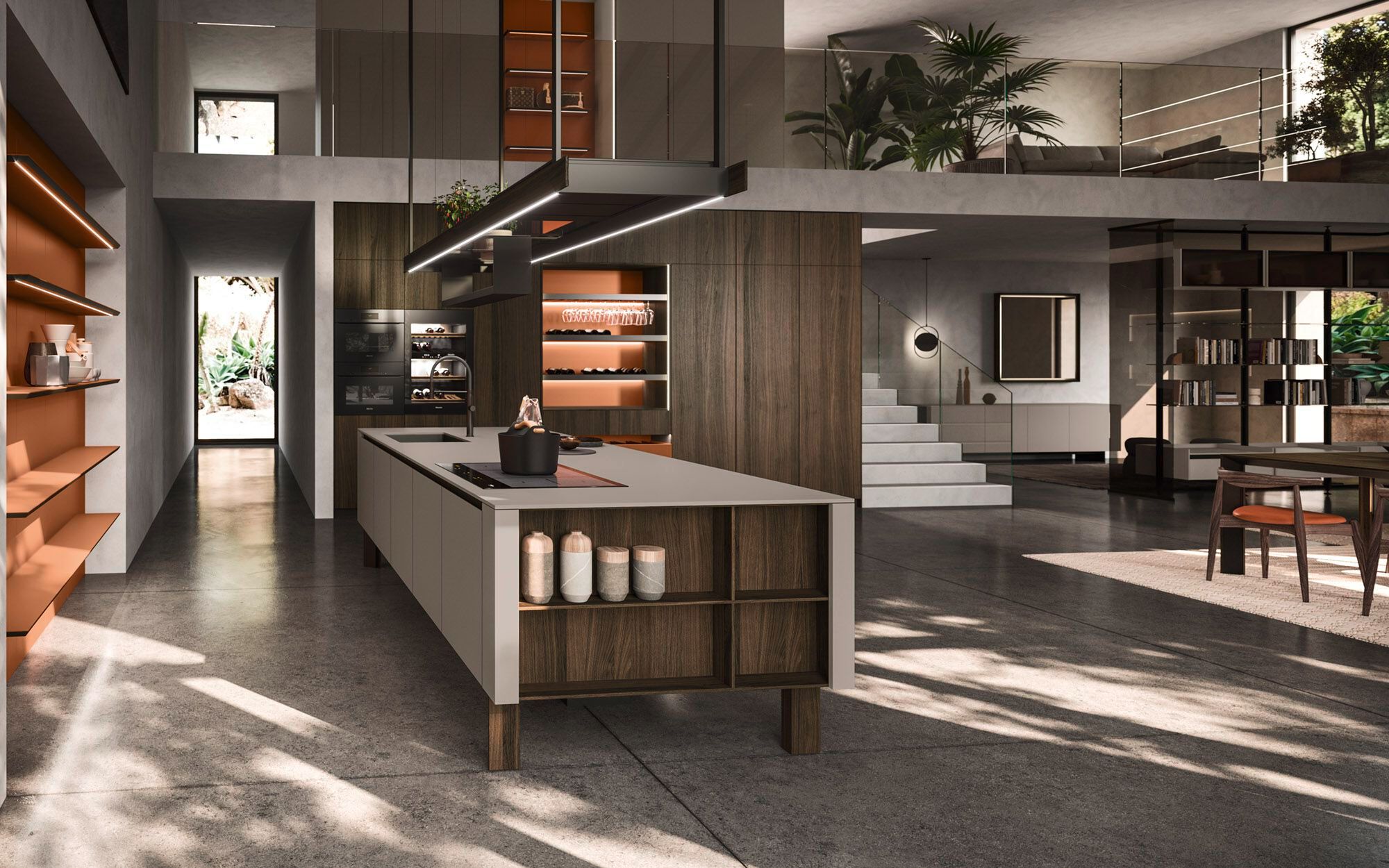 Встроенная кухня с островом Arrital Ak_Project ARCH-00004754 - Вид №4