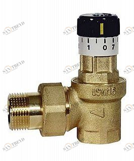 Перепускной клапан угловой HB WATTS USVR 1"1/4  0,03-0,5 bar 10005175