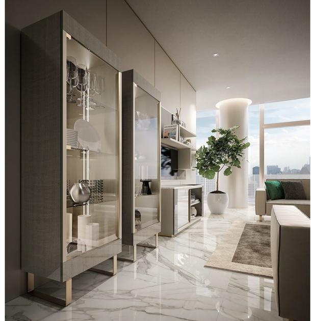 Barnini Oseo Витрина из лакированной древесины Richmond upon thames Rc140 - Вид №1