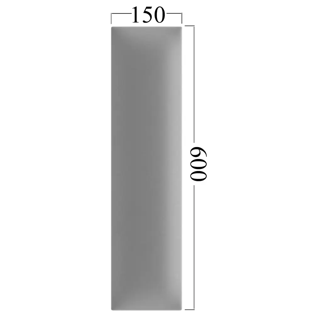 Панель тканевая Vilo 150x600 мм цвет серый 85517692 STLM-2068647 Santreyd  - Вид №6
