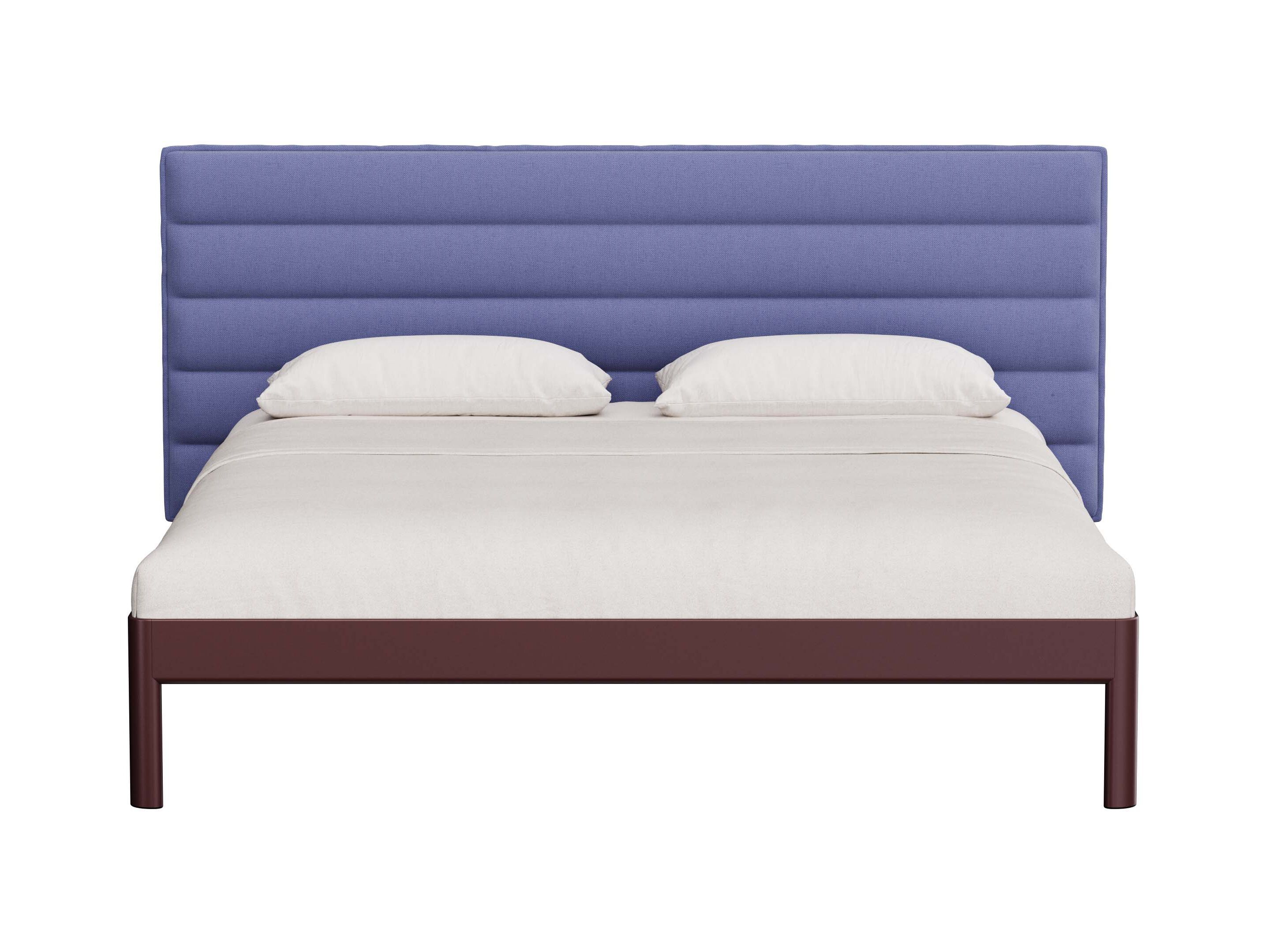 Алюминиевая двуспальная кровать с мягким изголовьем Noah Living Heia ARCH-00000106 - Вид №6