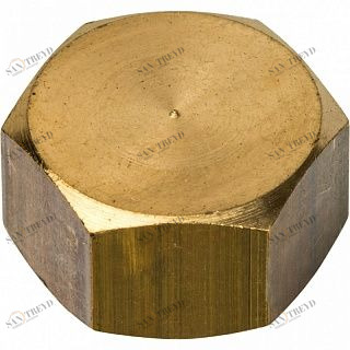 Заглушка ВР 1" латунь STOUT SFT0026000001