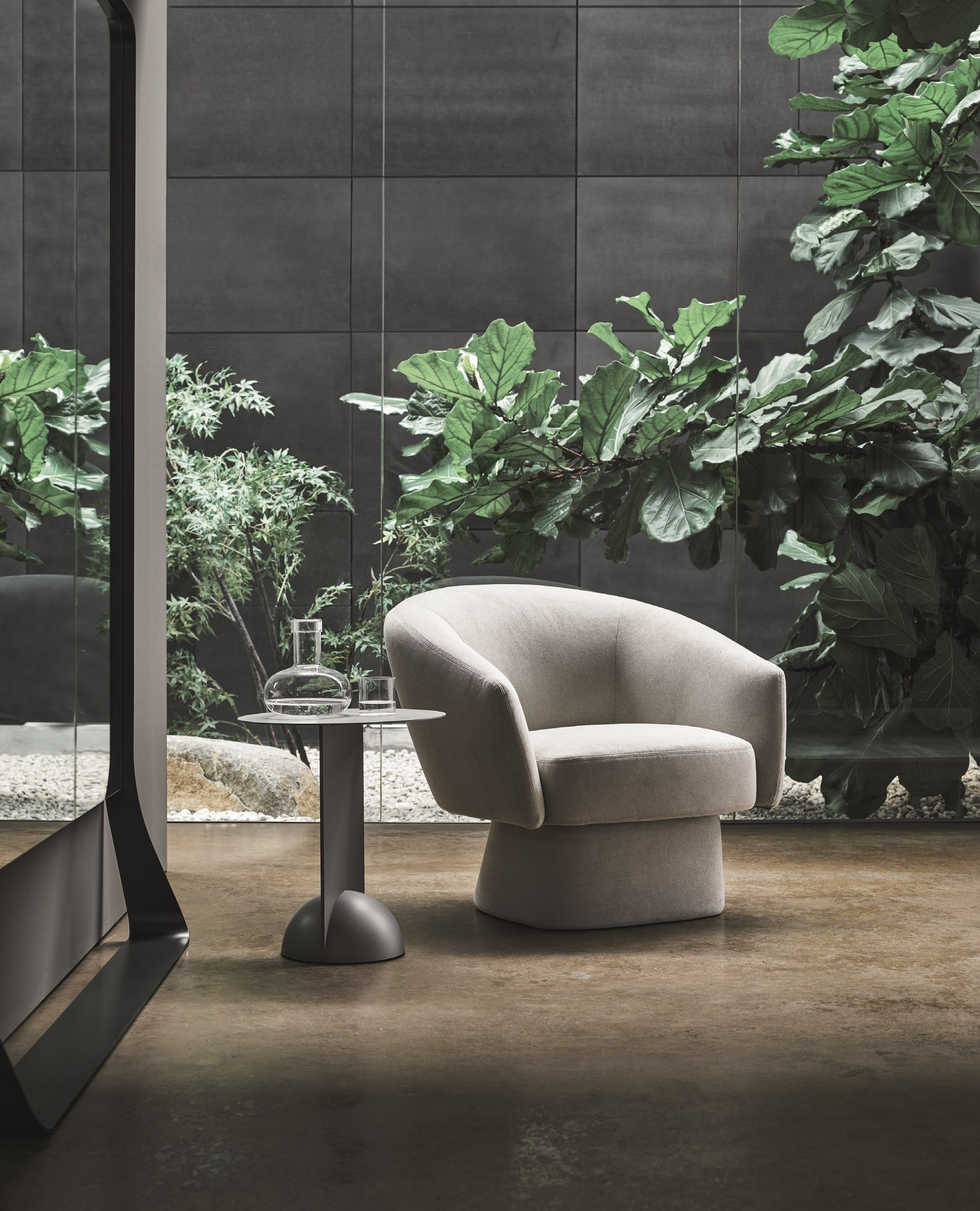 Тканевое кресло с подлокотниками BONALDO BRUNO ARCH-00066458 - Вид №1