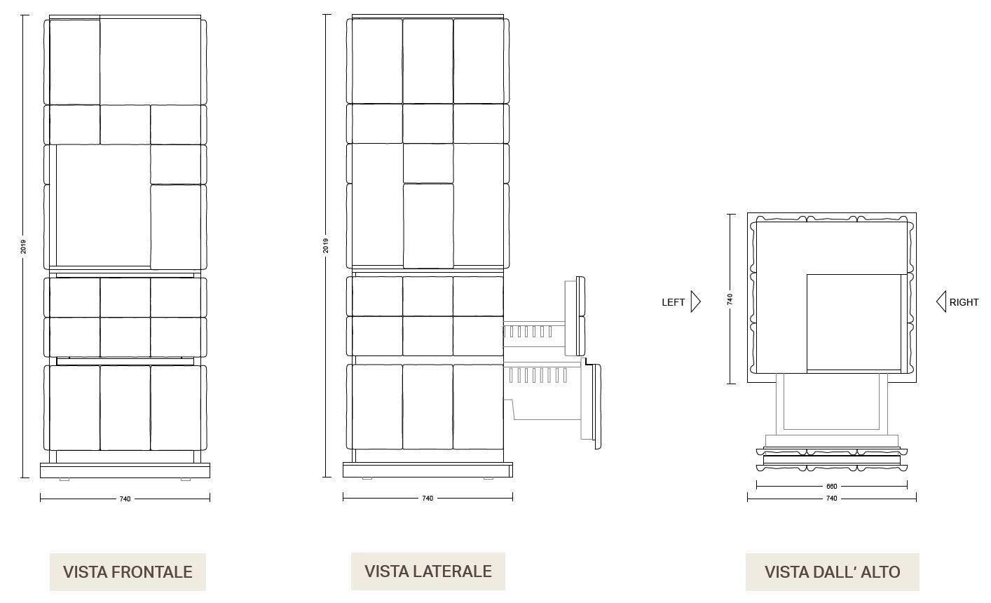 Шкаф для холодильника с откидным верхом SKS | Signature Kitchen Suite MANTLE ARCH-00068862 - Вид №13