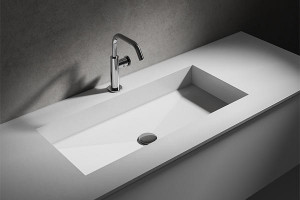 ED-ST25 Edone Встраиваемая раковина Polaris ВСТРОЕННЫЙ БАК Интегрированная верхняя часть ванны Venere с отделкой Laminam.