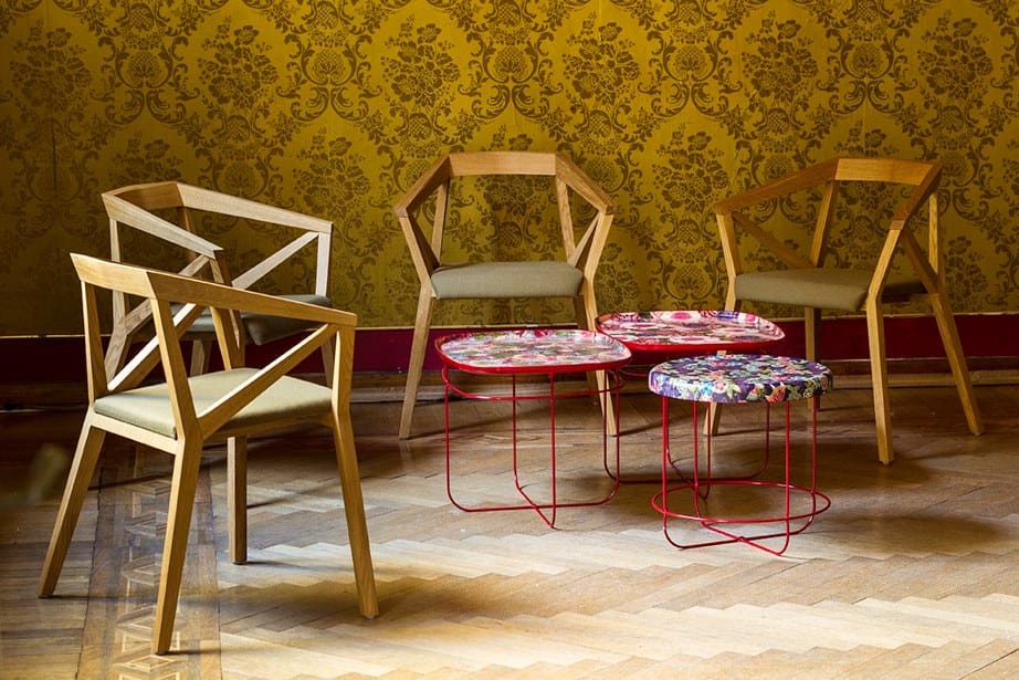 Круглый журнальный столик из полиэфирной смолы со стальной основой MOROSO UKIYO ARCH-00004407 - Вид №4