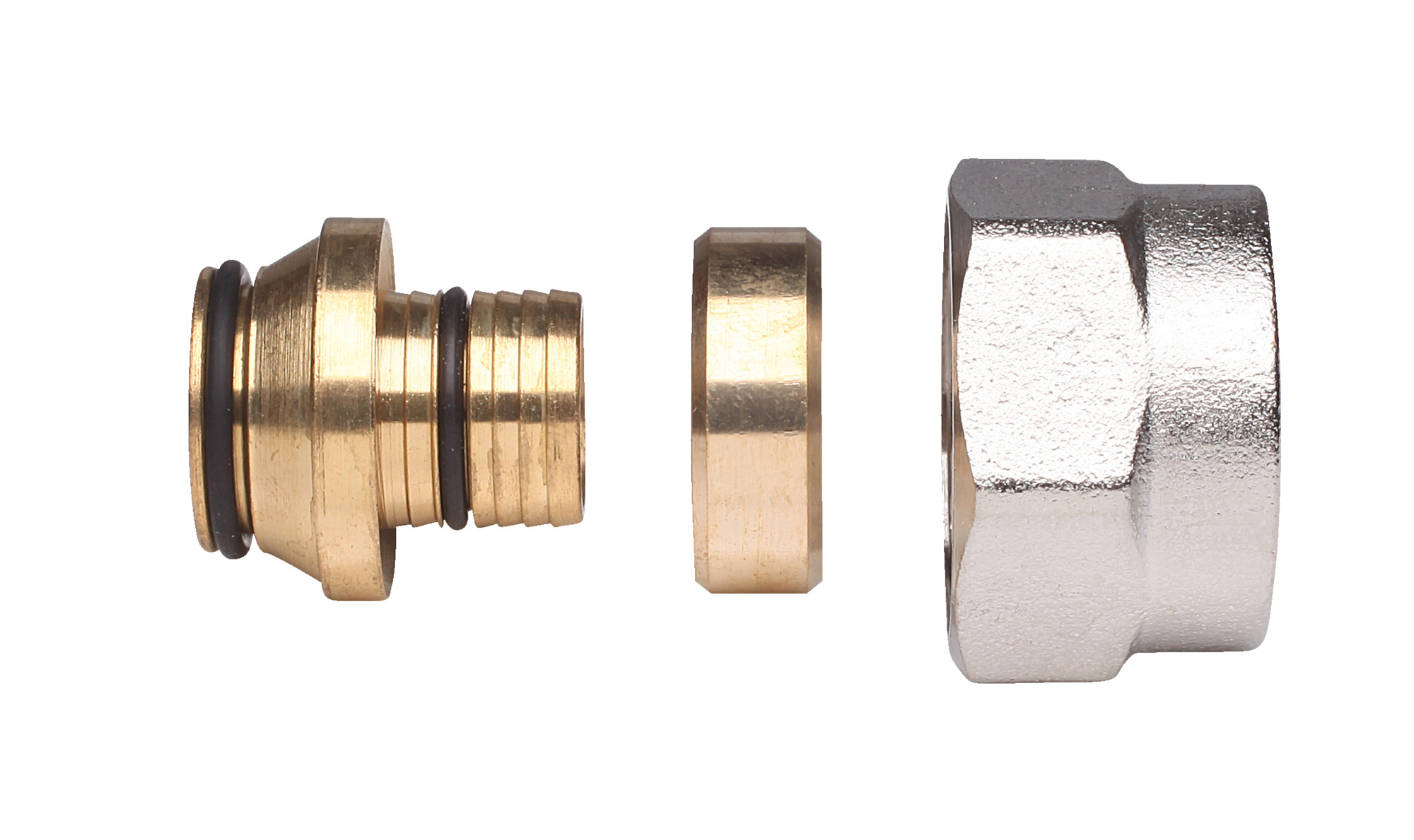 Danfoss Фитинги для полимерных труб (PEX) Уплотн. фитинги PEX 14x2 G3/4'' вн 013G4154  - Вид №26