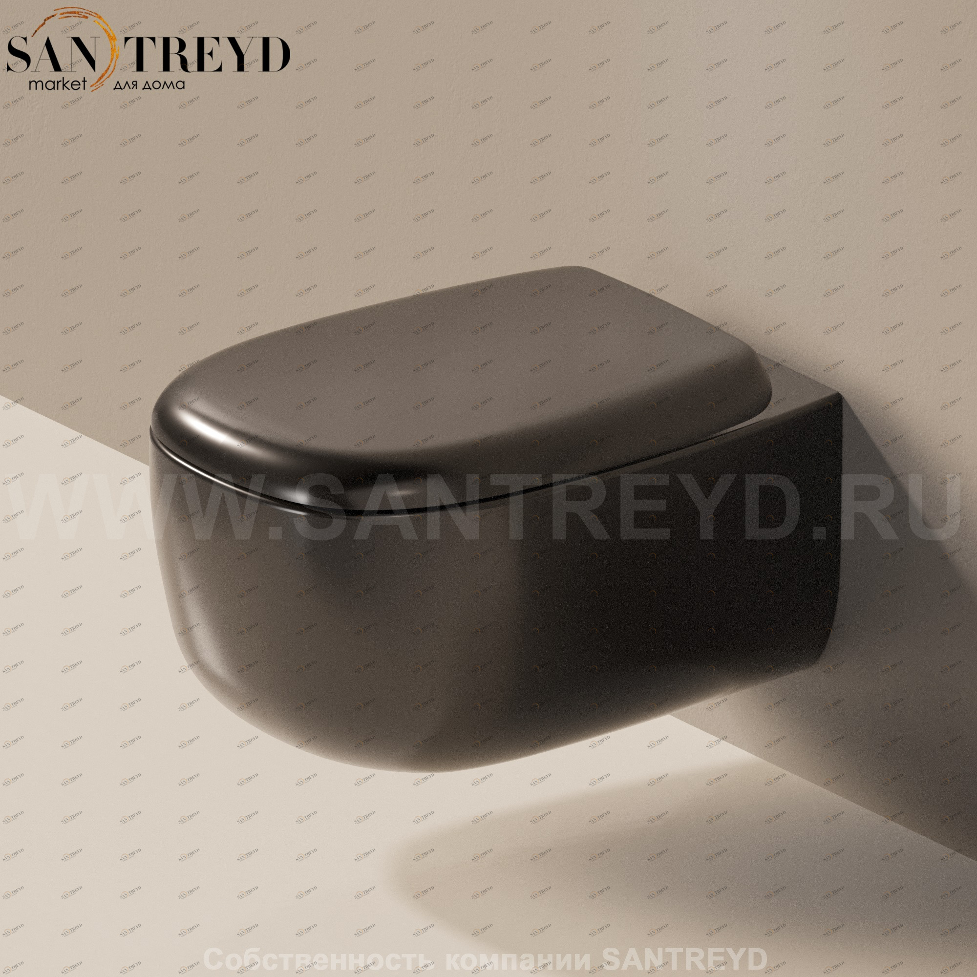 BN118G9017 Подвесной унитаз настенный Черный Ceramica Flaminia Bonola Италия