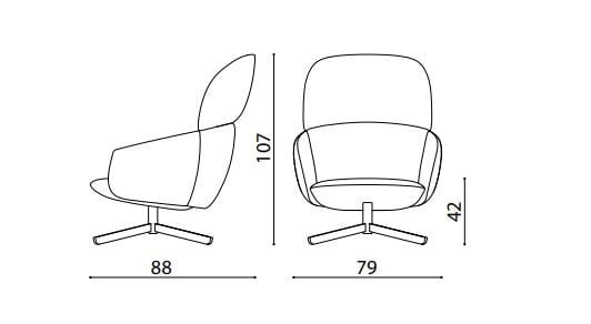 Кресло с высокой спинкой True Design Not ARCH-00035820 - Вид №4