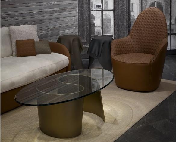 Reflex Мягкое кожаное кресло с подлокотниками Swan sun-id-1388298 - Вид №2