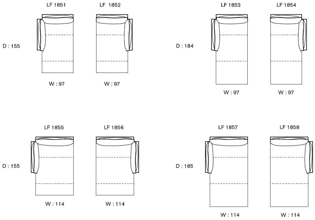 Ritzwell & Co. Мягкая кушетка со съемным тканевым чехлом Light field sun-id-1507144 - Вид №4
