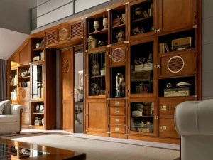 Caroti Модульная стенка для хранения из массива дерева  Atmosfera wall