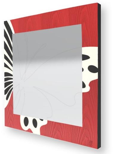 LIGNIS® Квадратное настенное зеркало в раме Dolcevita animalier 12.012 - Вид №1