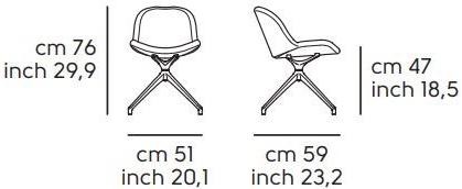 Midj Мягкое кресло на жердочке из ткани Sonny sun-id-1492304 - Вид №2