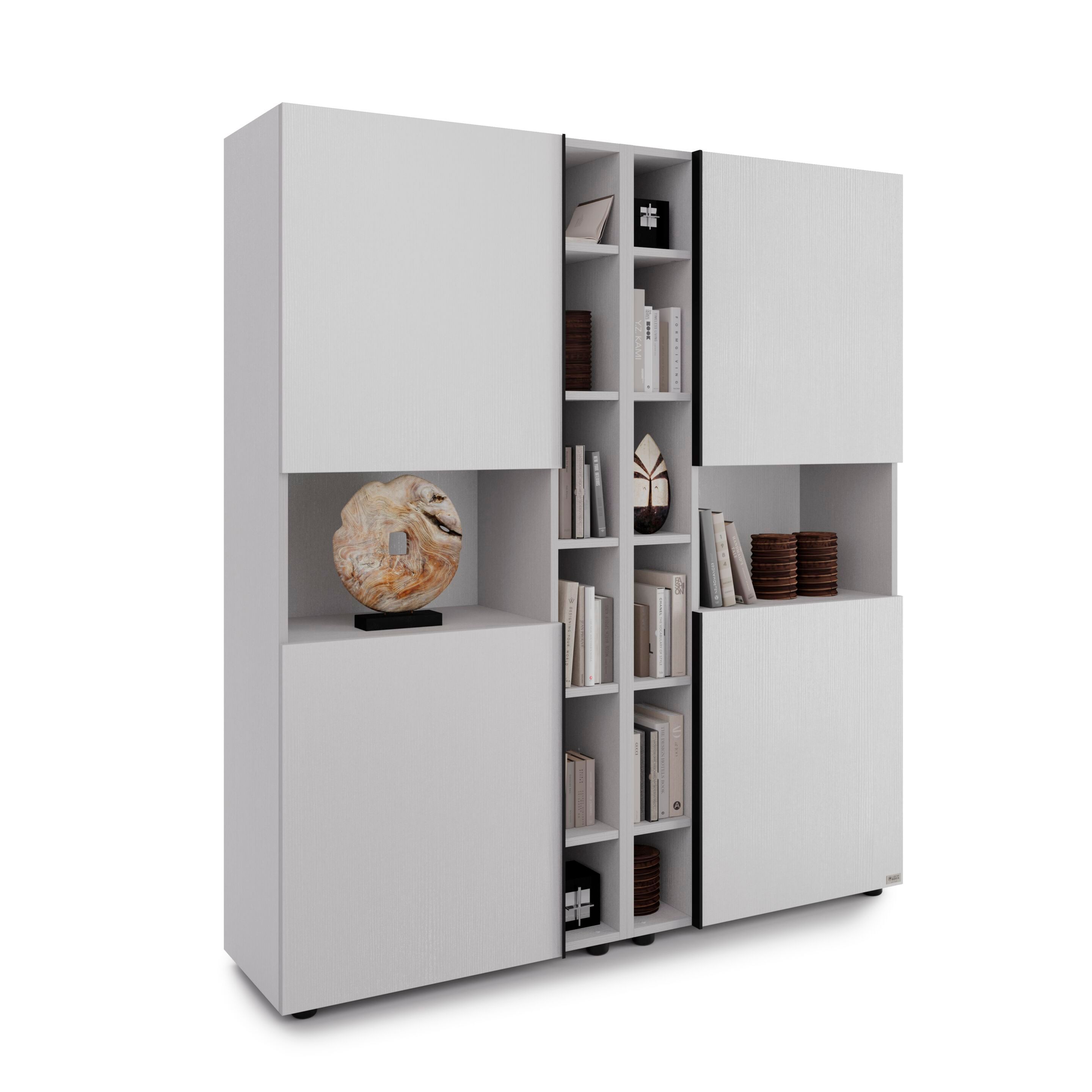 Настенный книжный шкаф из меламинированного материала Mobili Fiver ROMINA ARCH-00138664 - Вид №53