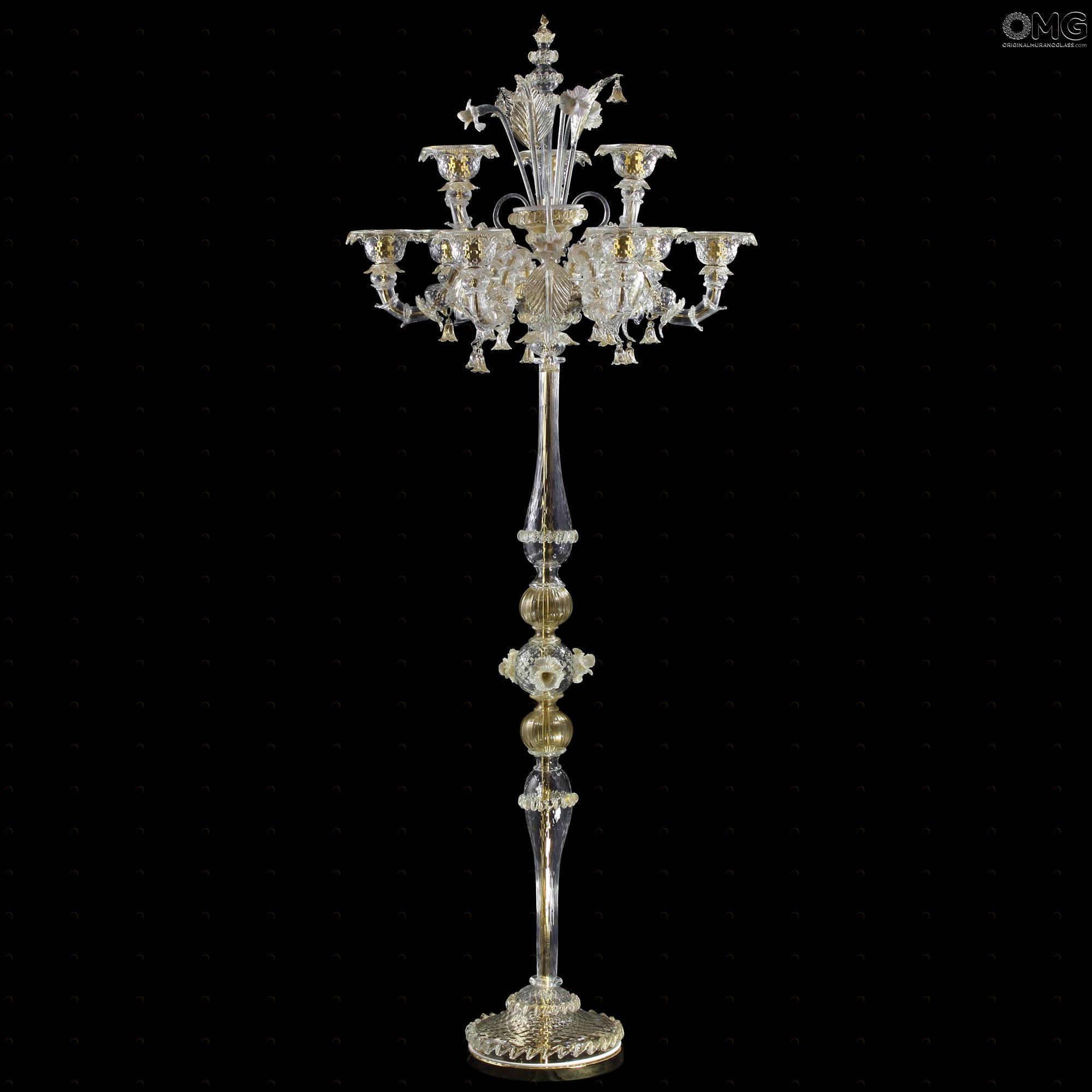 3414 ORIGINALMURANOGLASS Торшер Каликантус - муранское стекло OMG  см 