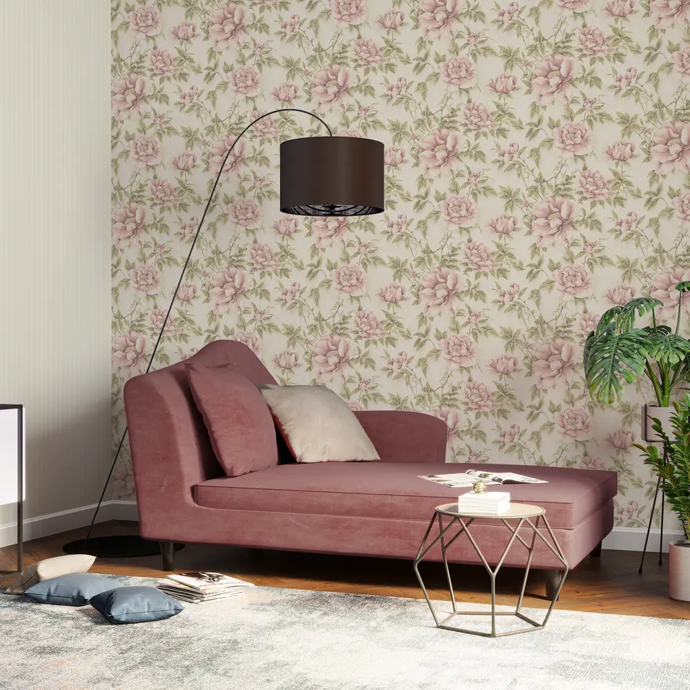 Обои флизелиновые Home Color Pion бежевые 1.06 м HC71520-12 82770555 STLM-2143618 - Вид №3