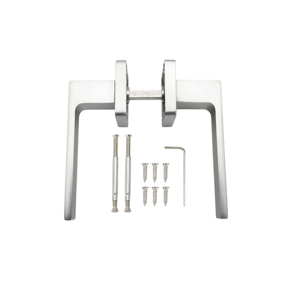 Дверная ручка на розетке Edson EDS-25-QR1 без запирания цвет хром 89456858 STLM-2144305  - Вид №1