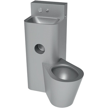 Edone Моноблок wc - формованная стенка умывальника / установка через стену sun-id-2008864